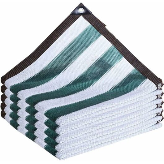 2 x 4 m Shade Cloth with Grommets, 90% Sun Protection for Plants, Greenhouse, Mesh Tarp, Sunblock Shade Net, uv Net for Garden, Patio, Lawn, Outdoor