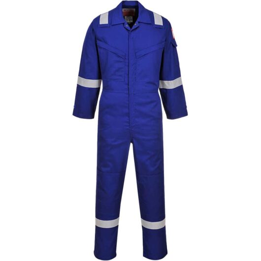 BizFlame Mens Flame Resistant Super Lightweight Antistatic Coverall