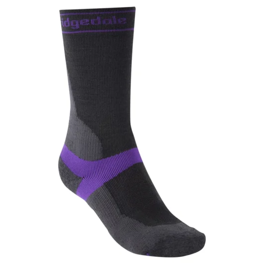 Bridgedale Mid-Season Weight T2 Merino Womens Sport MTB Socks Charcoal