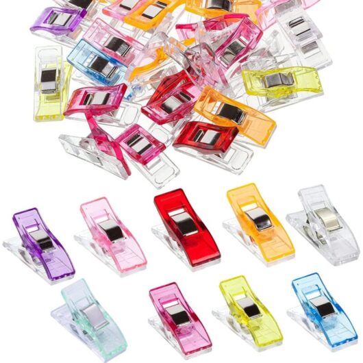 Ccykxa - Assorted Colors) 50 pcs Sewing Clips, Multifunctional Sewing Clips, diy Clips for Sewing, Fabric Fixing