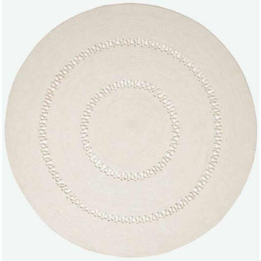 Homescapes - Natural Crochet Braided Rug 150cm Round