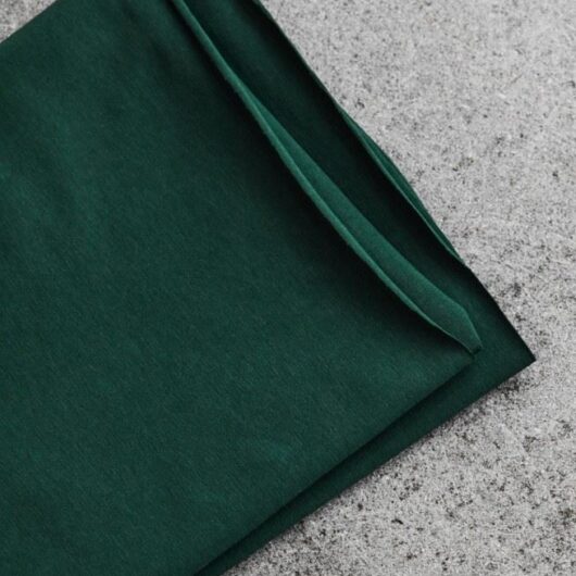 Mind The MAKER Cotton Single Jersey Stretch Knit Fabric Bottle Green