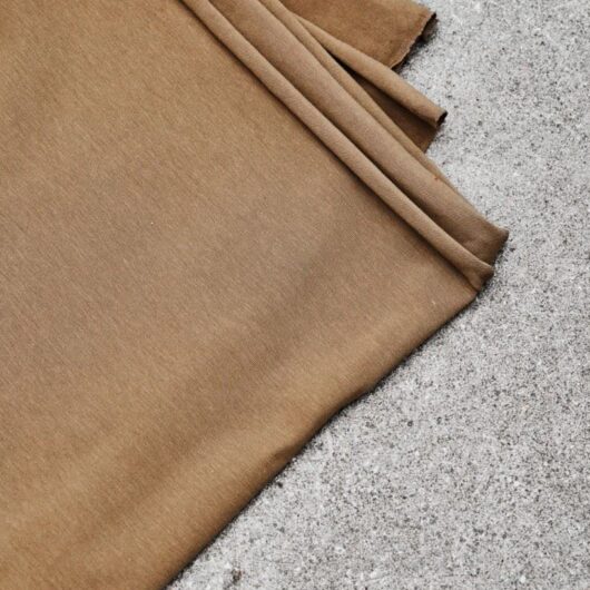 Mind The MAKER Cotton Single Jersey Stretch Knit Fabric Camel