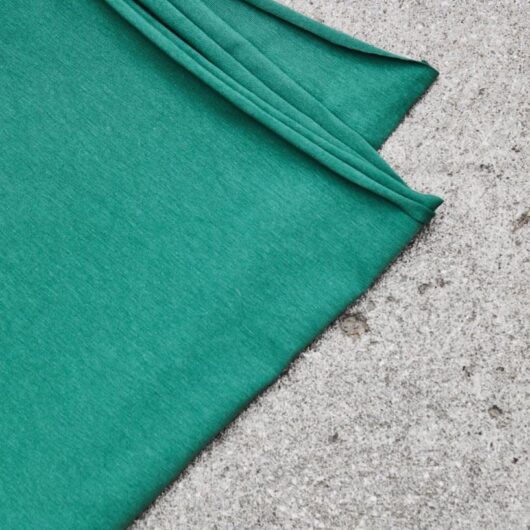 Mind The MAKER Cotton Single Jersey Stretch Knit Fabric Chalky Green