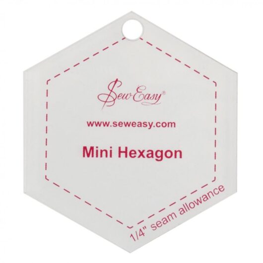 Sew Easy Mini Hexagon Quilting Template