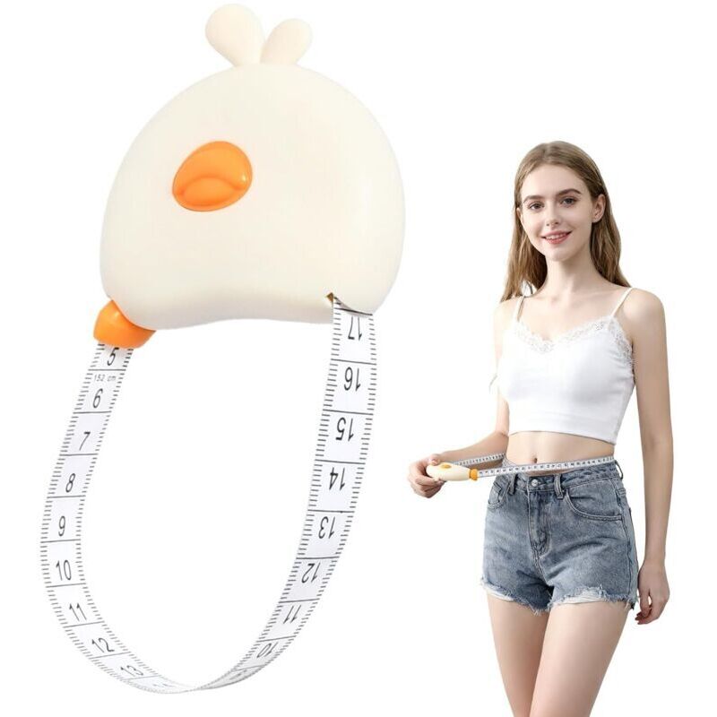 Sewing Tape Measure, 150cm Retractable Body Tape Measure, Double-Sided Sewing Tape Measure with Magnetic Closure, Suitable for Sewing, Garment Making