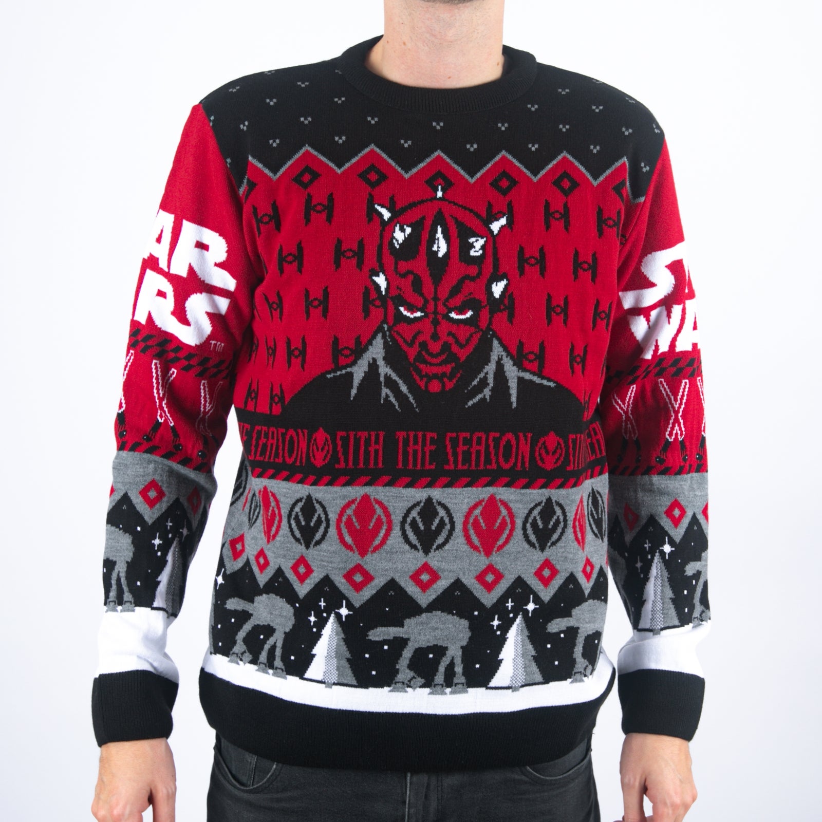 Star Wars Sith The Season Knitted Christmas Jumper - XXL
